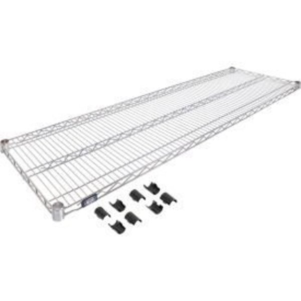 Global Equipment Nexel    S1872C Chrome Wire Shelf 72"W x 18"D 188562D